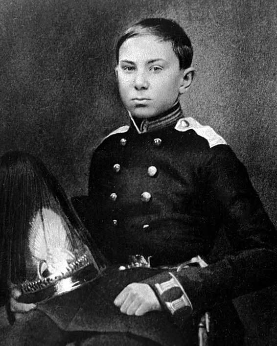 Rimski-Korsakov, cadet de la Marine.