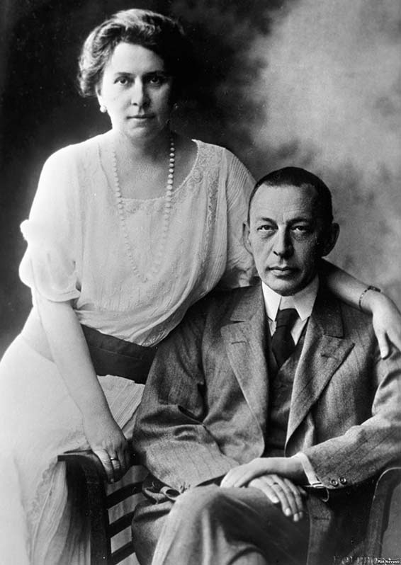 Sergueï et Natalia Rachmaninov.