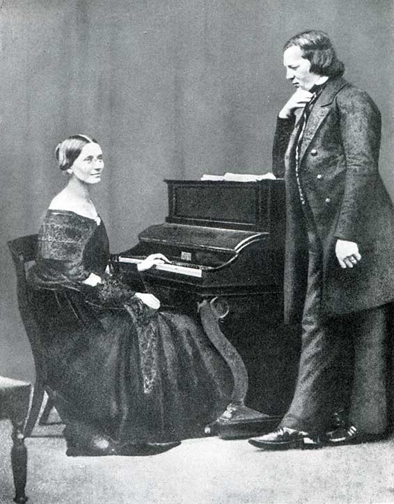 Clara et Robert Schumann