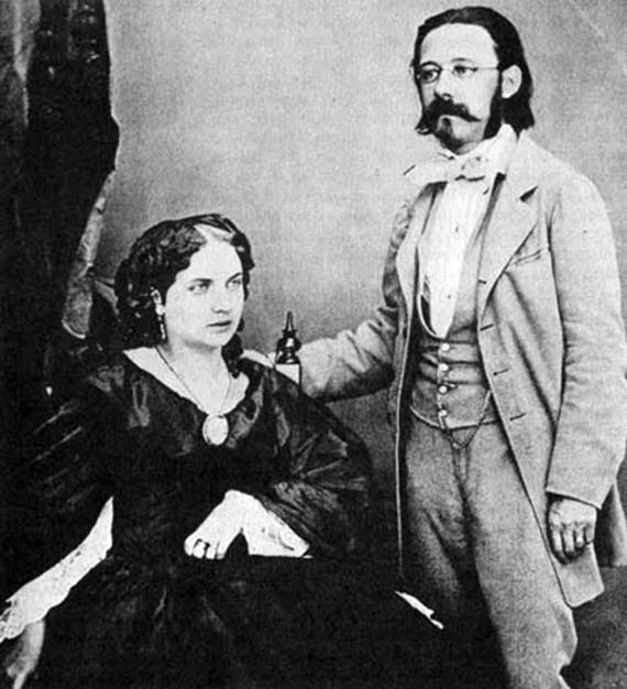 Bedřich Smetana et Bettina Ferdinandiová.