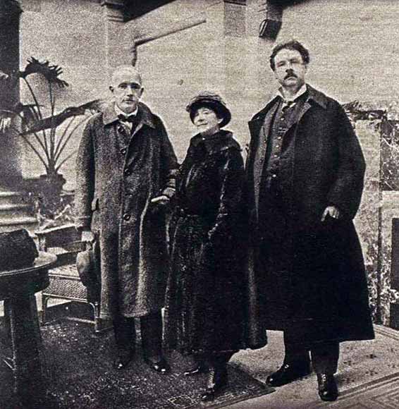 Richard Strauss en 1917 à La Haye avec Marie-Gutheil Schoder et le ténor Leo Slezac