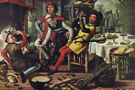 Pieter Aertsen, Intérieur paysan