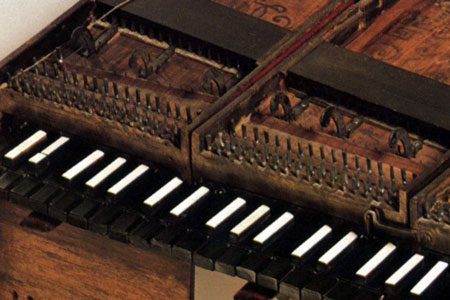 Clavecin brisé de Jean Marius