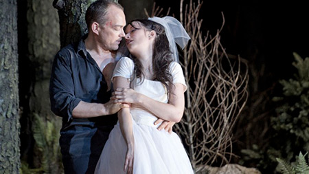 Christopher Maltman (Don Giovanni) et Anna Prohaska (Zerlina).