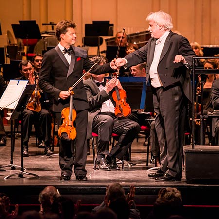 Julian Rachlin et Philippe Auguin. Photographie © D. Jaussein.