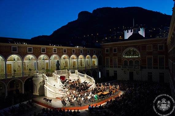 Concert au palais princier de monaco