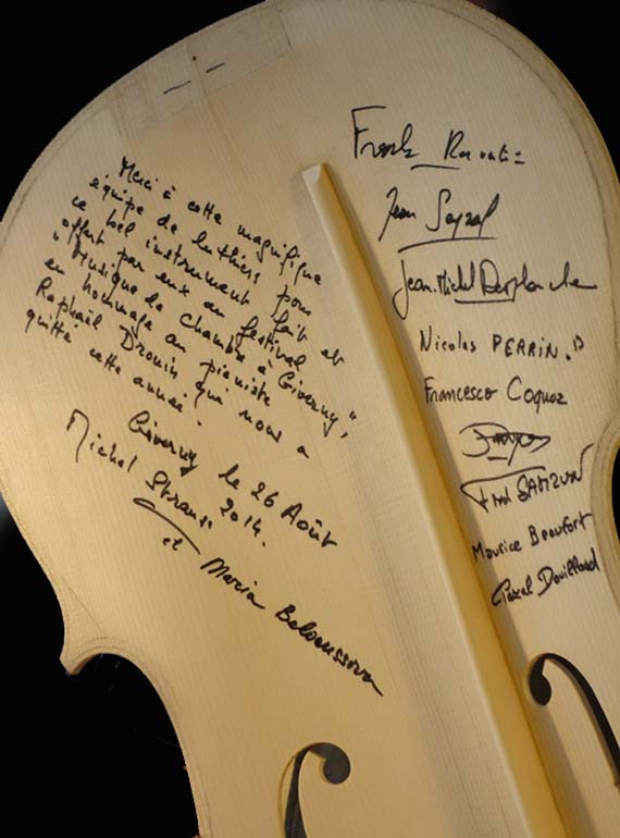 Signatures du violoncelle Raphaël