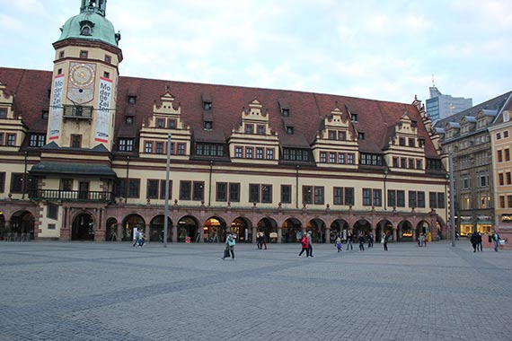 La place du marché de Leipzig