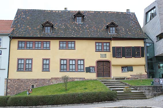 La Maison natale de Johann Sebastian Bach à Eisenach. Photographie © Jean-Marc Warszawski. 