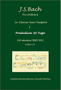 16. Prélude et fugue en sol mineur BWV 861.