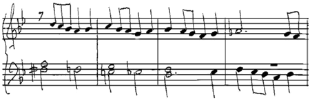 LOpes fugue bwv 1005