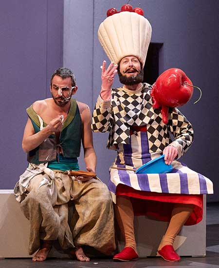 Mârouf (Jean-Sébastien Bou), Ahmad le pâtissier (Luc Bertin-Hugault)