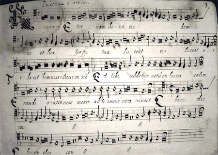 Ferrare, Bibliothèque Ariostea, CL II 476, Tenor , fol. 13.