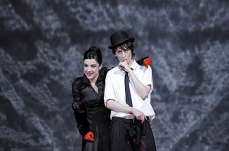 Alex Penda (Agrippina) et Jennifer Rivera (Nerone)