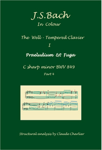 4. Johann Sebastian Bach, The Well-Tempered Clavier, Book I, Praeludium & Fuga inc♯ minor BWV 849. 