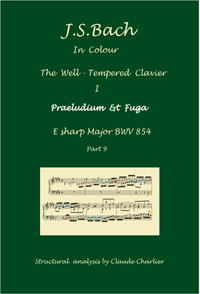 9. Johann Sebastian Bach, The Well-Tempered Clavier, Book I, Praeludium & Fuga inE Major BWV 854.