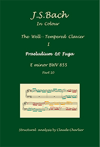 10. Johann Sebastian Bach, The Well-Tempered Clavier, Book I, Praeludium & Fuga ine minor BWV 855. 