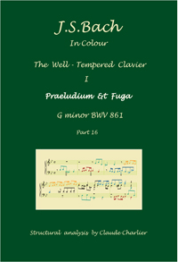 16. Johann Sebastian Bach, The Well-Tempered Clavier, Book I, Praeludium & Fuga ing minor BWV 861.