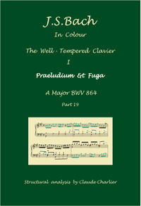 19. Johann Sebastian Bach, The Well-Tempered Clavier, Book I, Praeludium & Fuga inA Major BWV 864.