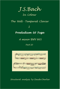 20. Johann Sebastian Bach, The Well-Tempered Clavier, Book I, Praeludium & Fuga ina minor BWV 865.
