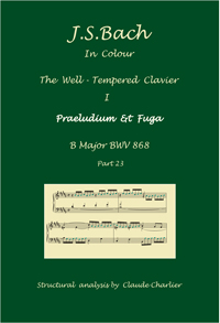 23. Johann Sebastian Bach, The Well-Tempered Clavier, Book I, Praeludium & Fuga inB Major BWV 868.