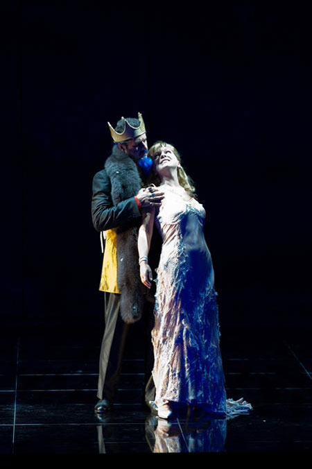 Andrea Melath et István Kovács, dans Le Château de Barbe-Bleue, Opéra de Nice, photo D. Jaussein