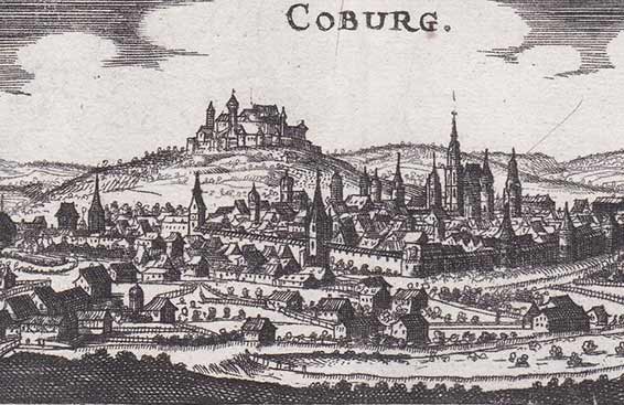 Cobourg en 1648