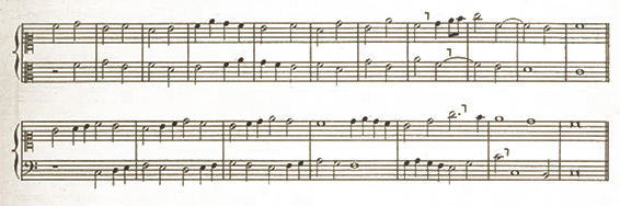 6° Imitation par contretemps.