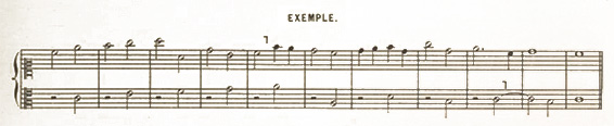 7° - Imitation interrompue.