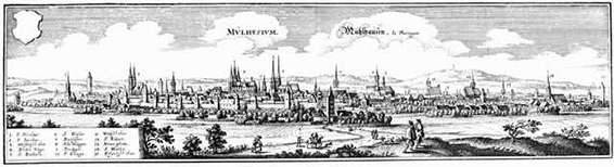 Mülhausen en 1640