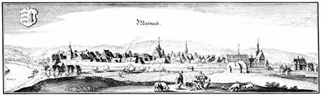 Marbach am Neckar en 1643