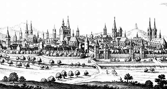 Quedlinburg en  1650