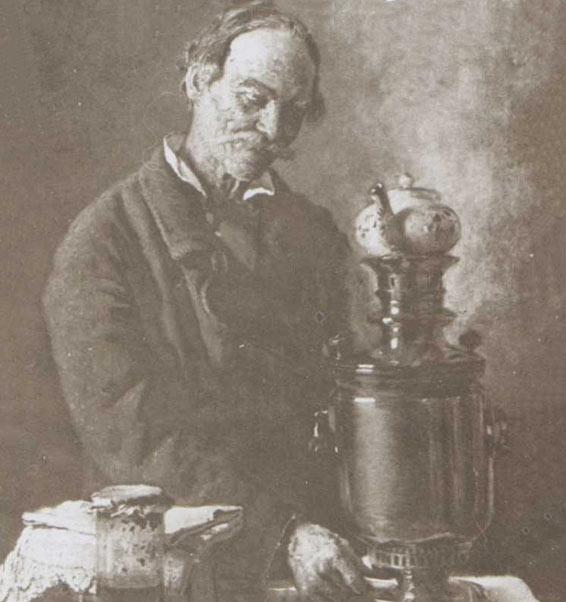 Le Domestique, extrait d'« Album d’héliogravures d’après les peintres russes », Paris, Bibliothèque nationale.