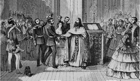 Mariage russe (grav. de 1877) " Milan, coll. Bertarelli.